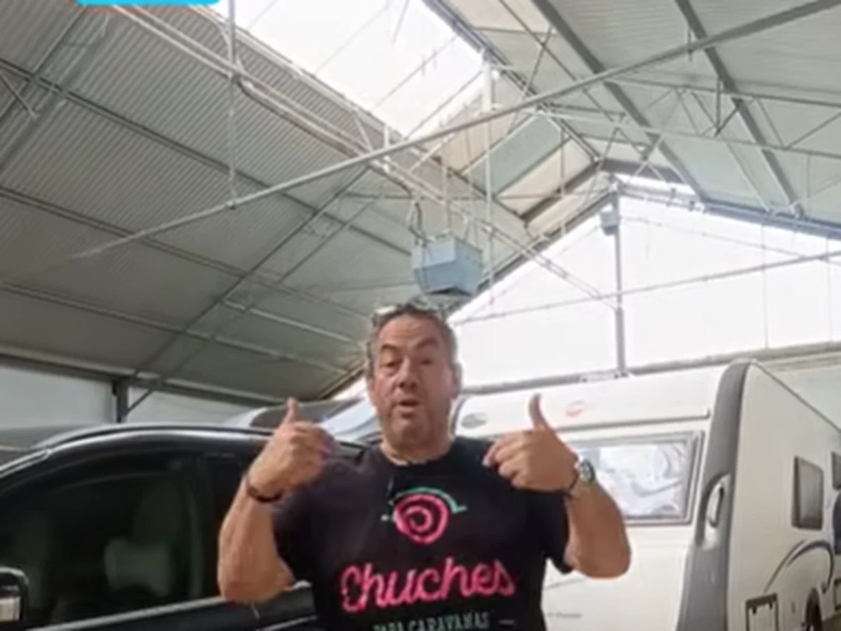 Miguel Ángel, de Chuches para Caravanas, presentando CaravanApp