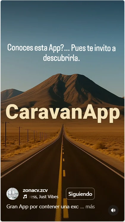Vídeo de ZonaCV presentando CaravanApp
